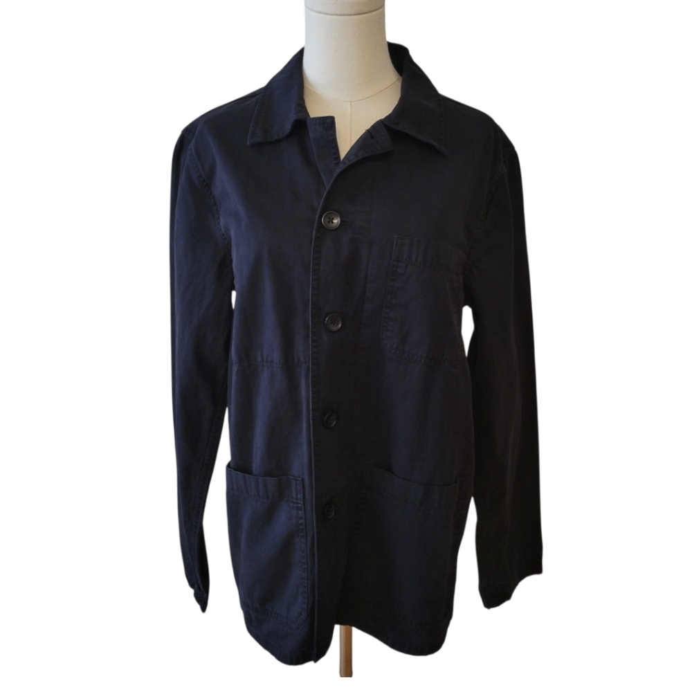 Banana Republic Black Cotton Jacket Size‎ Medium